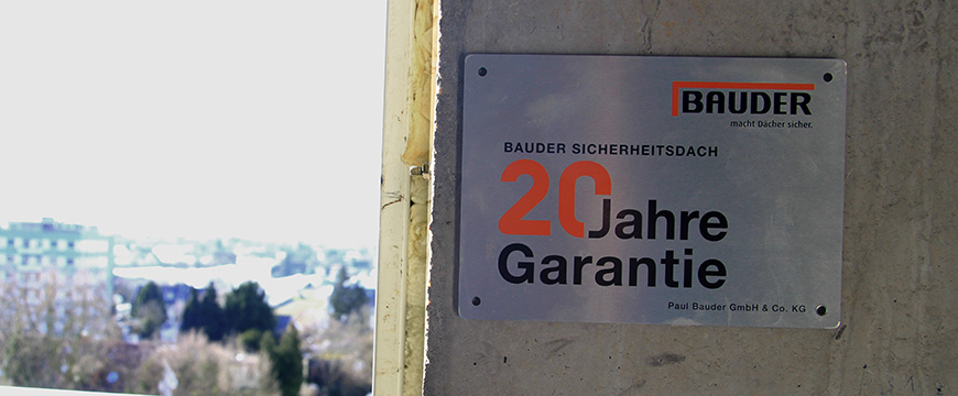 BAUDER Sicherheitsdach in Heidelberg Handschuhsheim