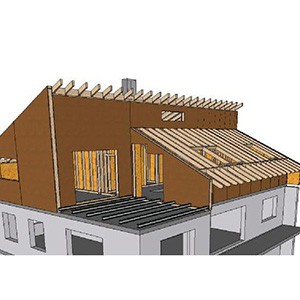 Aufstockung Holzrahmenbauweise